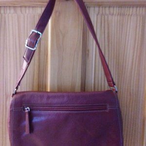 Liz Claiborne burgundy leather purse